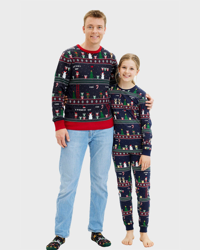 Vintage Gamer Christmas Pajamas for Women