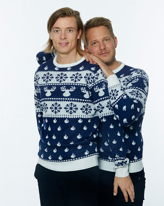 Classic Blue Christmas Sweater for Women