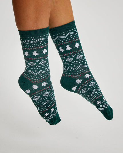Green Christmas Socks - Perfect Holiday Gift