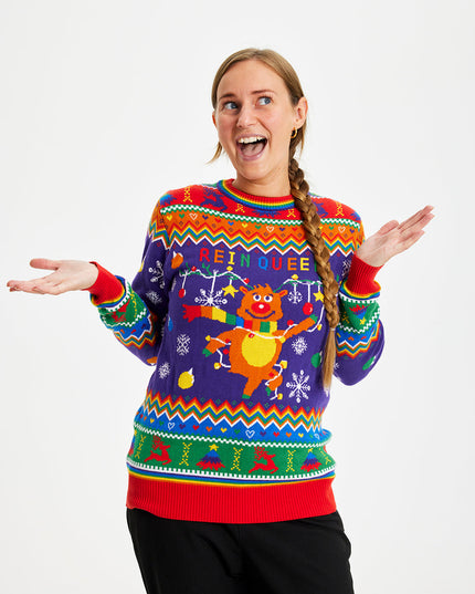 Suéter Reinqueer de Navidad para Mujeres