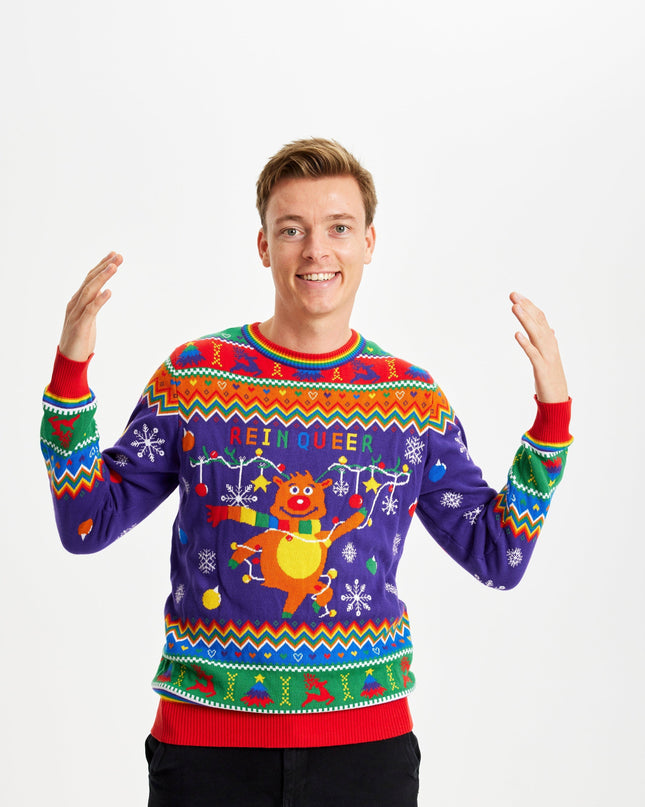 Reinqueer Christmas Sweater - Men's