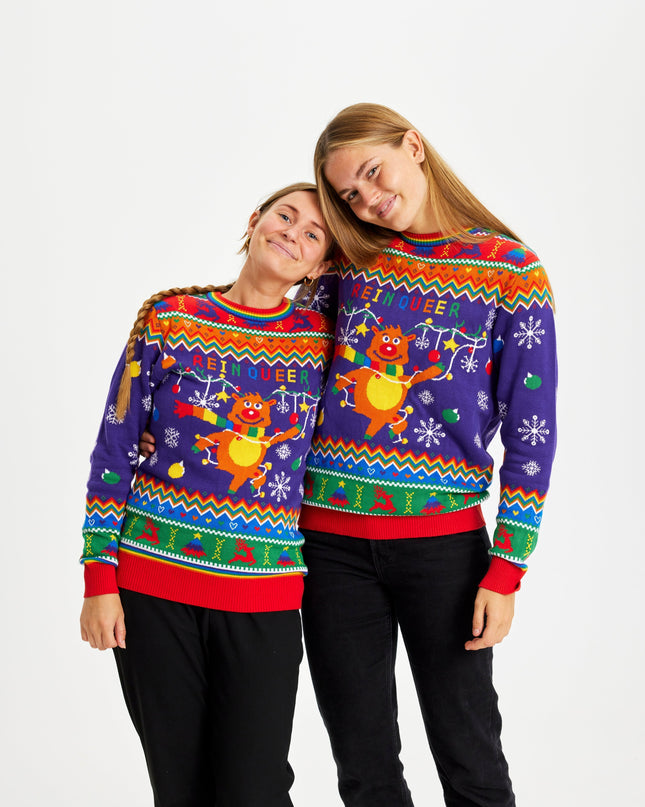 Reinqueer Christmas Sweater for Women