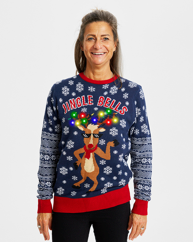 Jingle Bells Christmas Sweater for Women