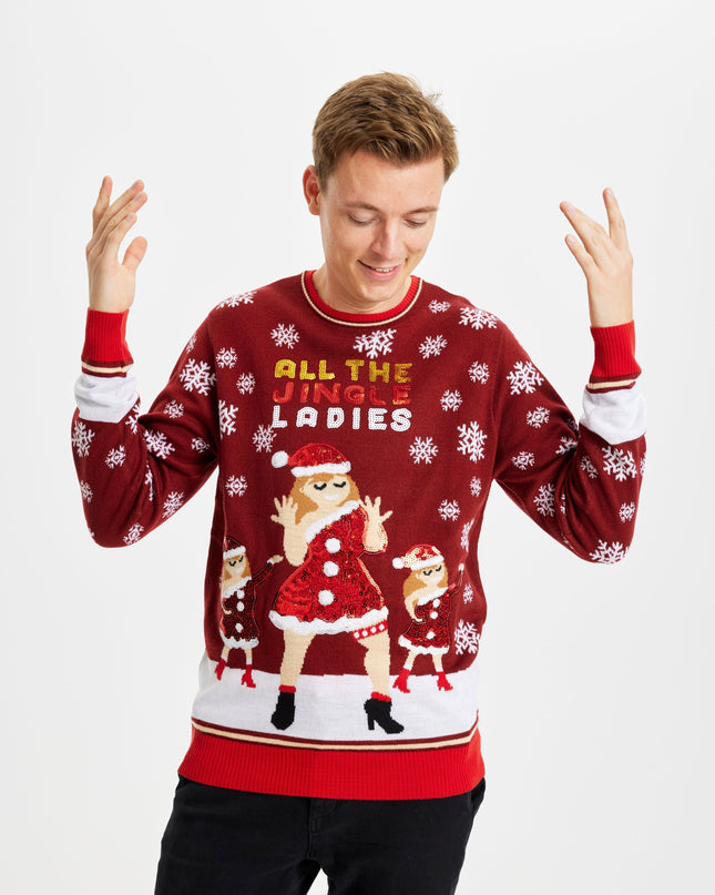 All My Jingle Ladies Christmas Sweater for Men - Popular Choice