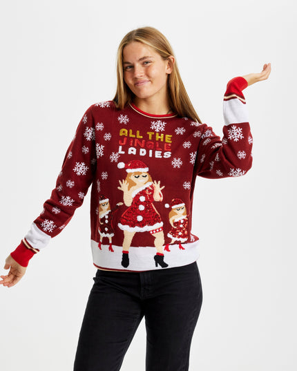 All My Jingle Ladies Christmas Sweater for Women - Bestselling
