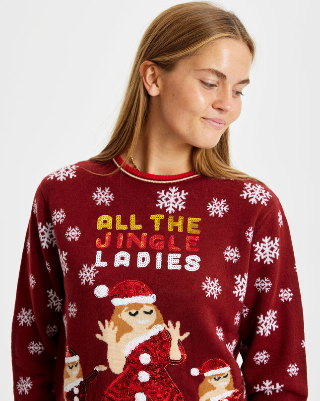 All My Jingle Ladies Christmas Sweater for Women - Bestselling