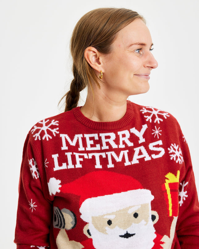 Merry Liftmas Sweater for Women