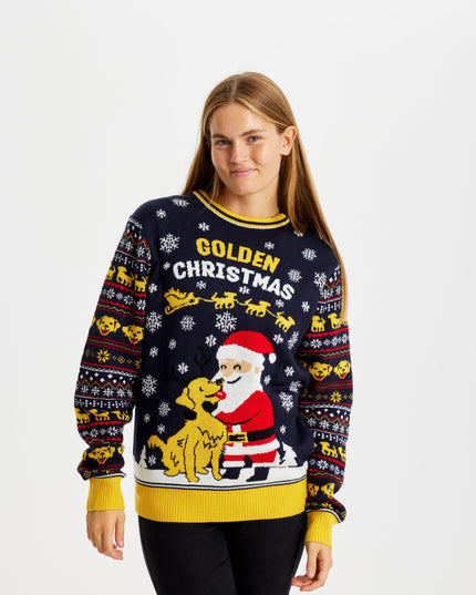 Gylden Juletrøje til Kvinder