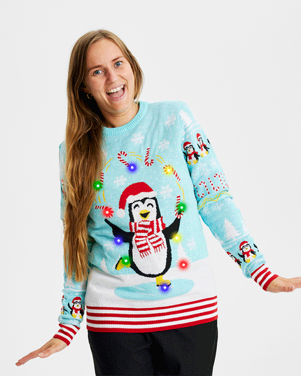 Pingos LED Christmas Sweater - Women