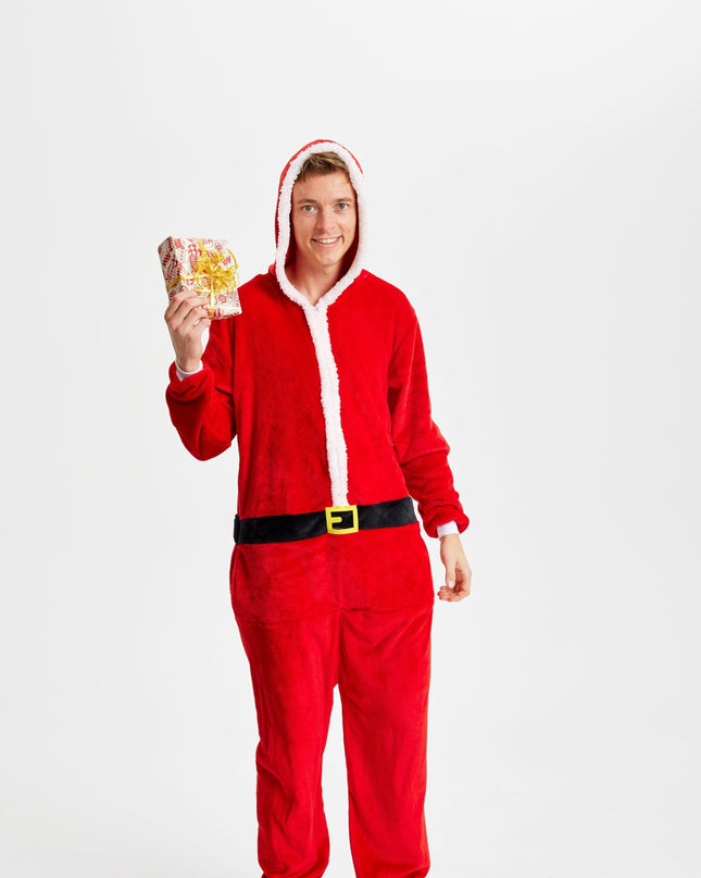Santa's Jumpsuit for Men - Fun Christmas Pajamas for Everyone