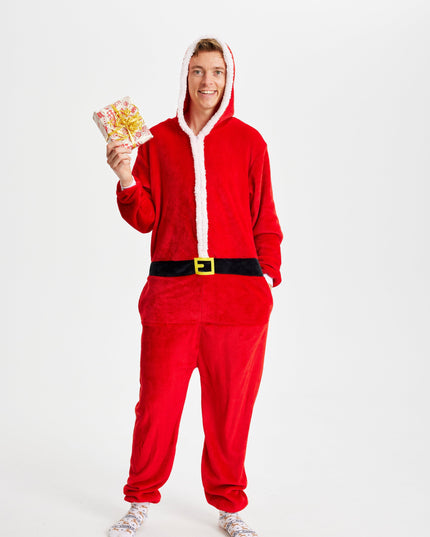 Santa's Jumpsuit for Men - Fun Christmas Pajamas for Everyone