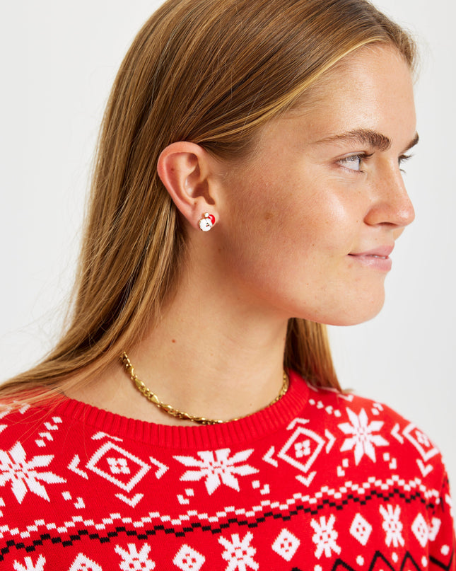 Santa Earrings