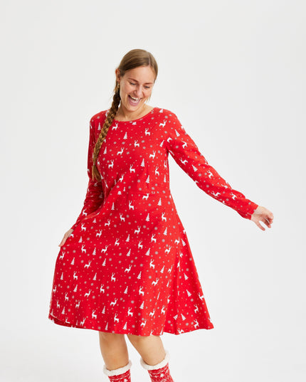 Red Holiday Dress for Kids