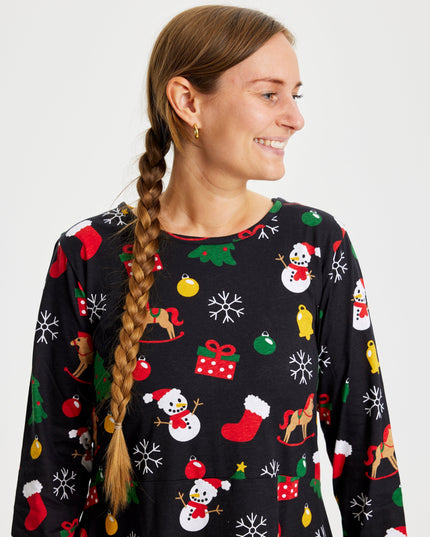 Black Christmas Dress for Kids