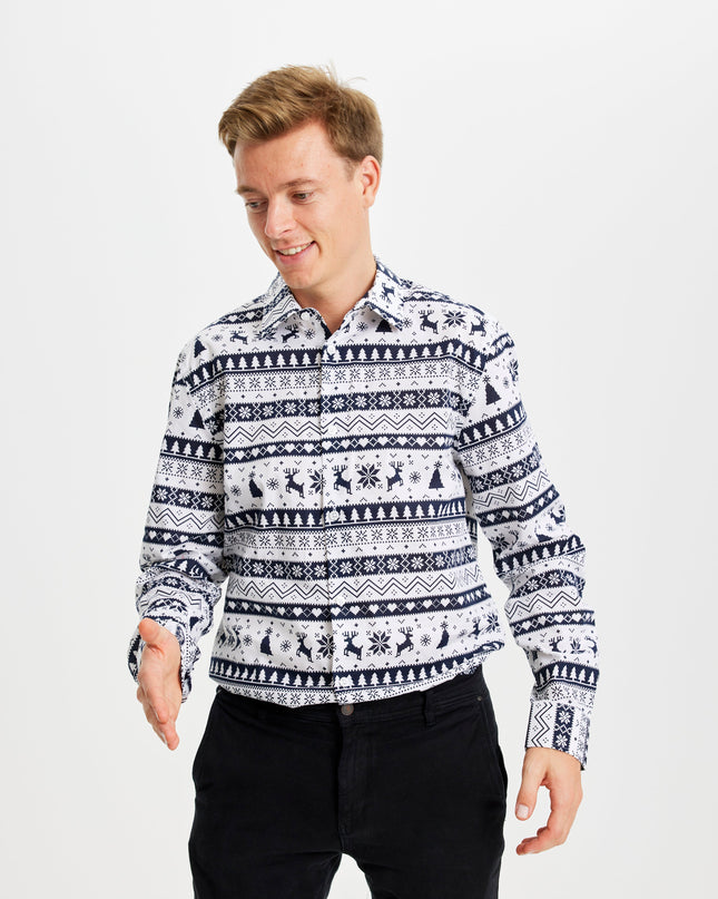 Winter Model Christmas Shirt for Seasonal Style