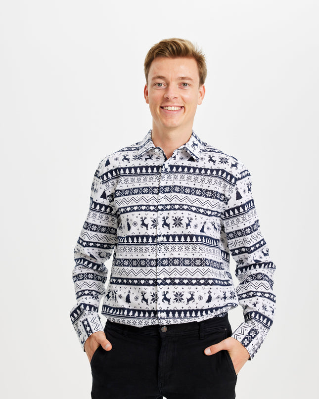 Winter Model Christmas Shirt for Seasonal Style