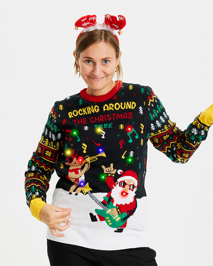 Rocking Around The Christmas Tree Sweater - Women