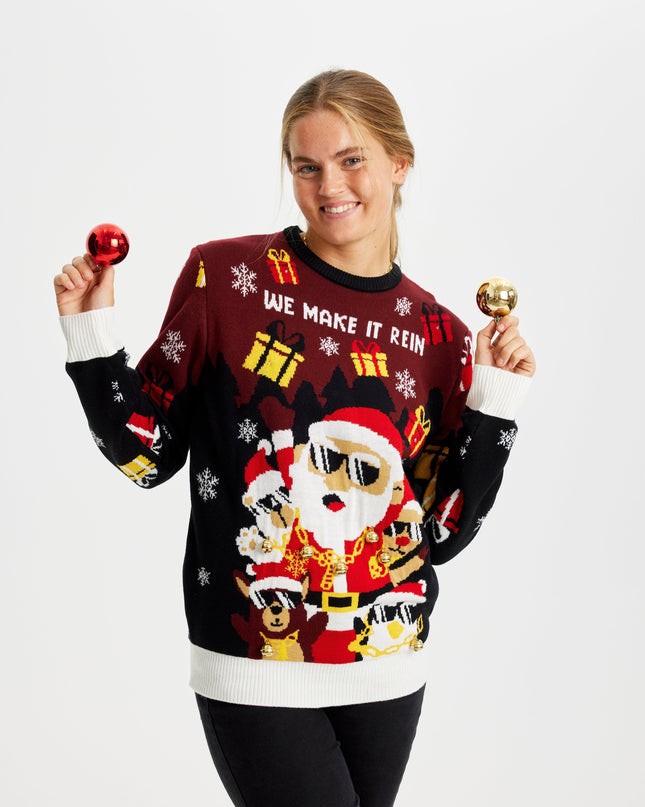 Make It Rein Women's Light-Up Christmas Sweater