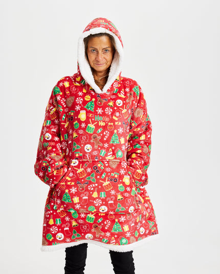 Skør Rød Drøm Hoodie