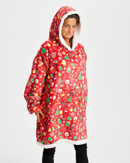 Skør Rød Drøm Hoodie