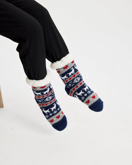 Cozy Christmas Socks - Design 6