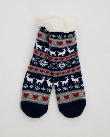 Cozy Christmas Socks - Design 6