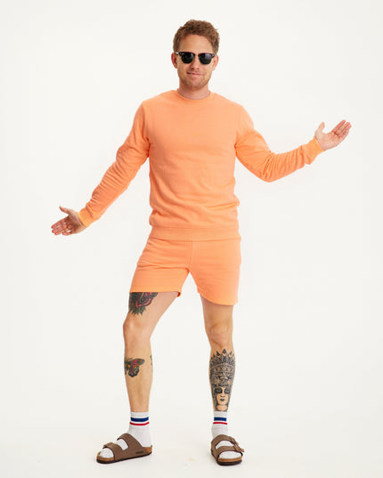 Conjunto de ropa de casa de durazno de verano para días cálidos