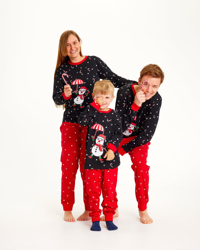 Flying Snowman Pajamas - Kids