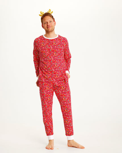 Crazy Red Christmas Pajamas for Men