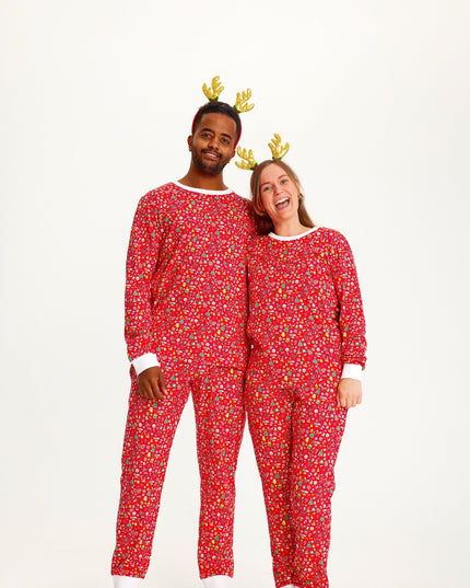 Crazy Red Christmas Pajamas for Men