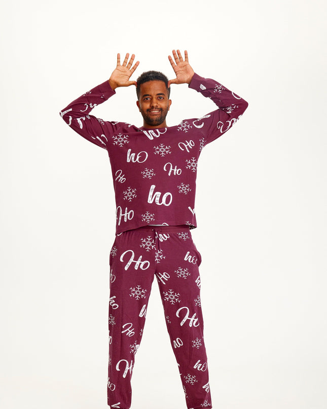 HO HO HO Christmas Pajamas for Men