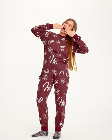 HO HO HO Christmas Pajamas - Women