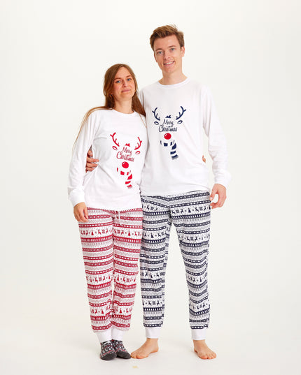 Cute Blue Women's Christmas Pajamas for Holiday Comfort