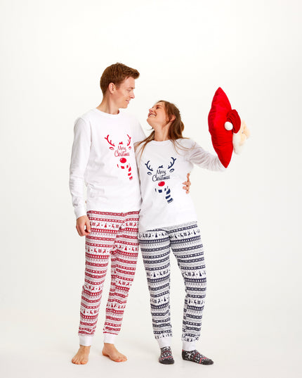Cute Blue Christmas Pajamas for Men