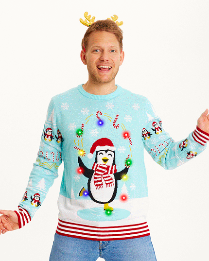 Pingos LED Christmas Sweater - Men