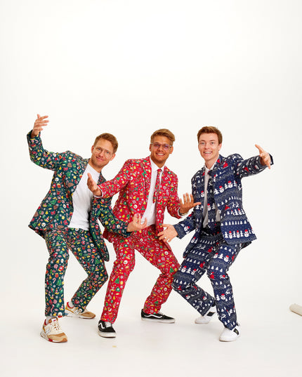 Awesome Green Christmas Suit for Men