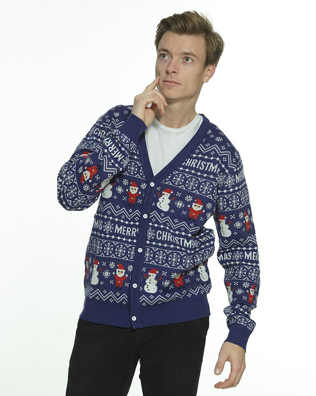 Lively Christmas Cardigan - Unisex Holiday Fashion