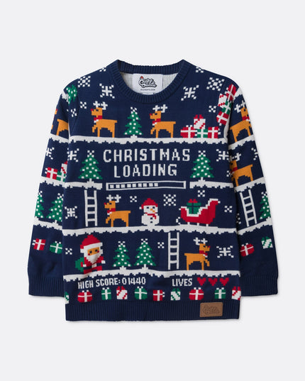 Kids' Retro Video Game Christmas Sweater