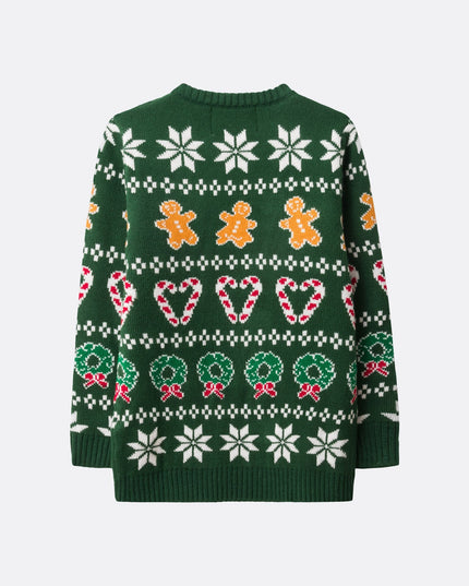Kids' Family Green Christmas Sweater