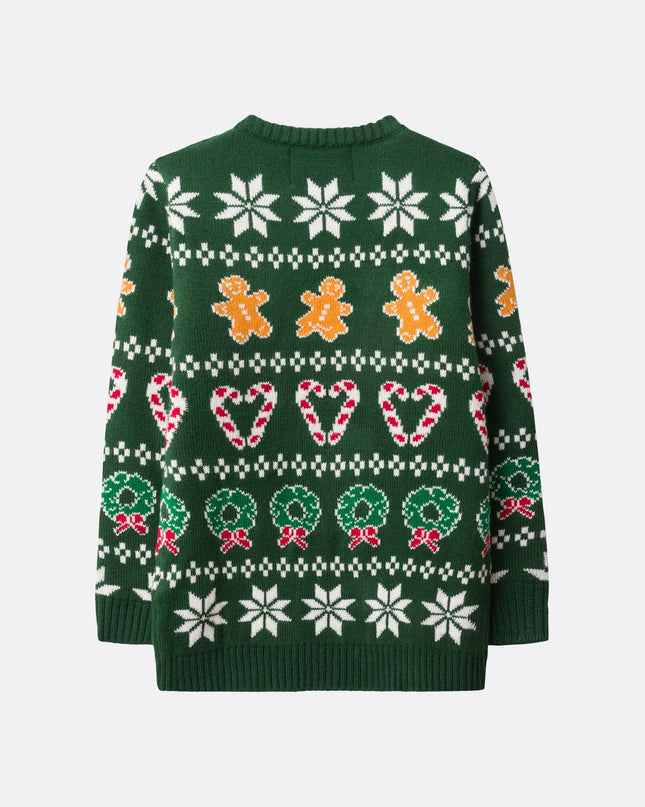 Kids' Family Green Christmas Sweater
