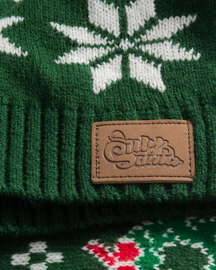 Familie Grøn Jule Sweater til Børn