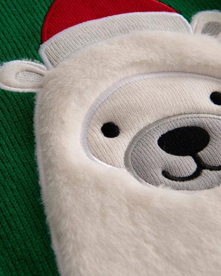 Kids' Polar Bear Christmas Sweater