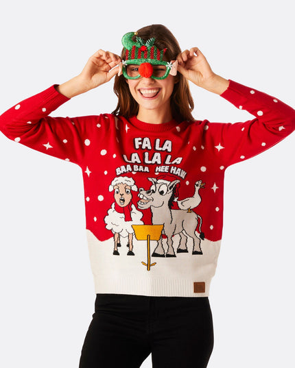 Women's Baa Baa Christmas Sweater