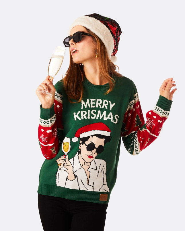 Women's Merry Krismas Christmas Sweater