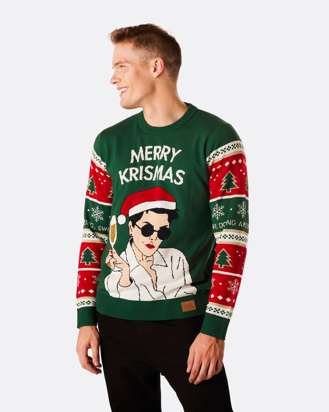 Men's Merry Krismas Christmas Sweater