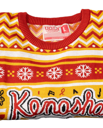 Kenosha Kickers Band Logo Ugly Christmas Sweater