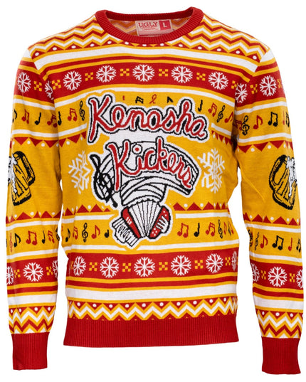 Kenosha Kickers Band Logo Ugly Christmas Sweater