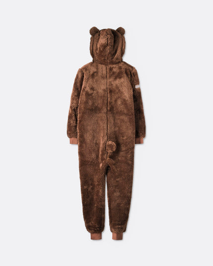 Kids' Brown Teddy Bear Onesie