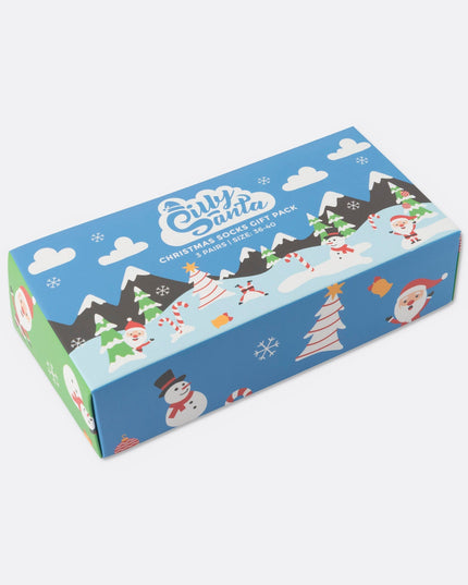 Kids' Christmas Socks Gift Box (3-pack)