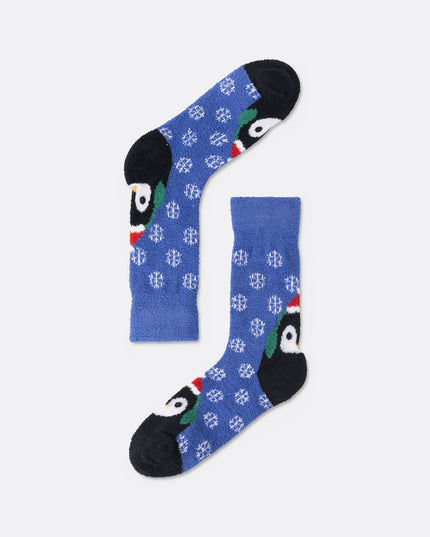 Kids' Fluffy Christmas Socks Set of 3